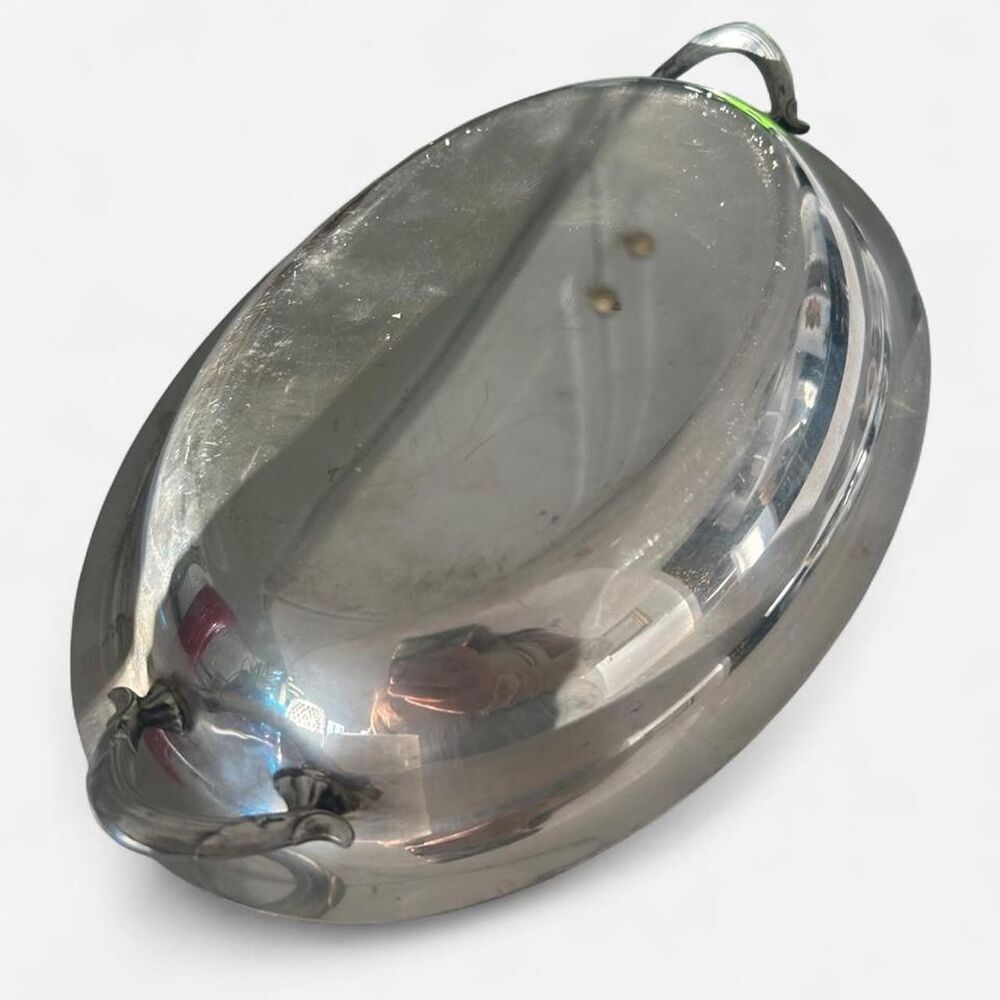 Vintage Silver Plated Oval Platter Tray